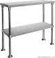 Fed Double Tier Workbench Overshelf 750mm High WBO2-1800