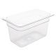 Vogue Polycarbonate 1/4 Gastronorm Container 150mm Clear U238