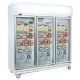 Bromic UF1500LF Triple Glass Door Fan Forced Freezer w/Lightbox 