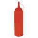 Vogue Red Squeeze Sauce Bottle 994ml W833