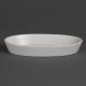 Olympia Whiteware Oval Sole Dishes 195 x 110mm (Pack of 6) W418
