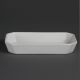Olympia Whiteware Oblong Hors d'Oeuvre Dishes 235 x 122mm (Pack of 6) W438