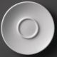 Olympia (Pack of 12) Whiteware Espresso Saucers 120mm Y112