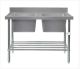 1200 X 600mm Double Bowl Kitchen Sink #304 Stainless Steel
