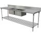 1500 X 700mm Double Bowl Kitchen Sink #304 Stainless Steel