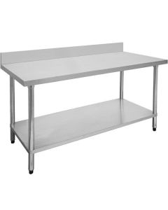 1200x400 Narrow Stainless Steel Food Grade Work Bench Splashback 1200-4-WBB HY