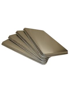 New 4Pcs Aluminium Oven Baking Pan Cooking Tray Bakers Gastronorm Trolley 600mm