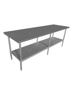 2400x400 Narrow Commercial Stainless Steel Table Food Grade Work Bench 2400-4-WB HY
