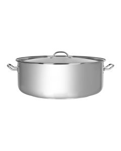 Chef Inox Elite Casserole W/Lid 18/10 500X190mm 37Lt
