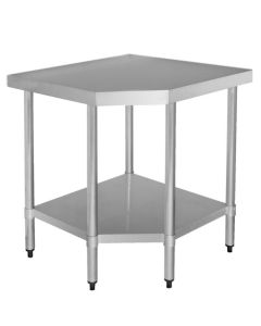 Stainless Steel Corner Bench flat 900X700X900mm Commercial Kitchen