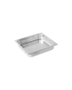 2/3 Bain Marie Trays, 65mm Gastronorm Pans Steam Perforated Pans