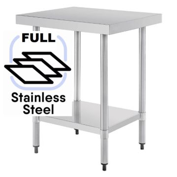 900x600 Commercial FULL Stainless Steel Table Food Grade Work Bench 0900-6-WBS HY