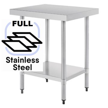 900x700 Commercial FULL Stainless Steel Table Food Grade Work Bench 0900-7-WBS HY
