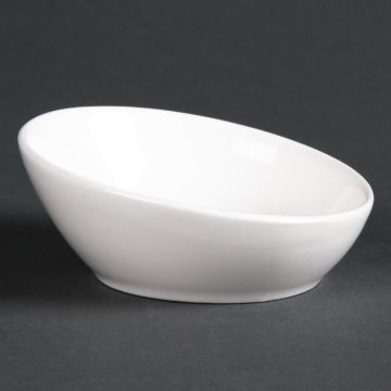 Lumina Fine China (Pack of 6) Miniature Sloping Bowls 75mm DP973