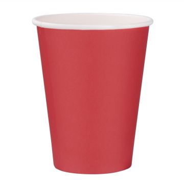 Fiesta Takeaway Coffee Cups Single Wall Red 340ml (Pack of 1000) GP410
