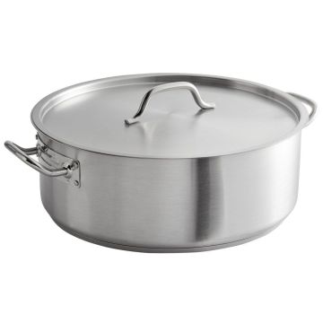 Tri Stainless Steel 3-Ply Technology Sauce Pot Casserole 7L With Lid