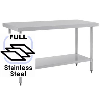 1500x600 Commercial FULL Stainless Steel Table Food Grade Work Bench 1500-6-WBS HY