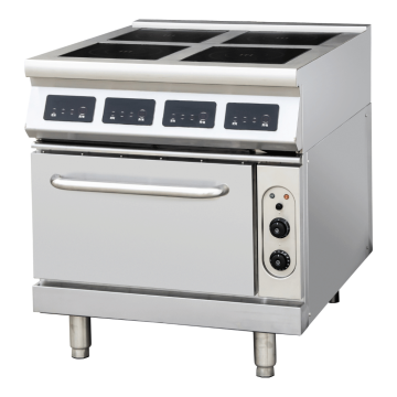 Electmax Commercial induction 4 Burner Cooker with convection oven - IC9-4B