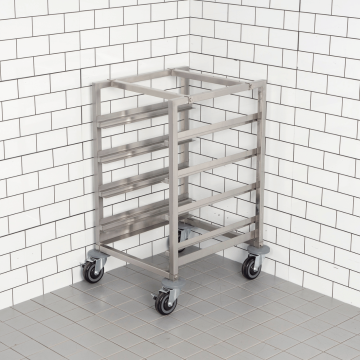 Modular Systems Commercial Glasswasher Basket Trolley 4 Tray - 415771