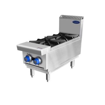 COOKRITE OPEN 2 BURNER COOK TOPS LPG AT80G2B-C LPG