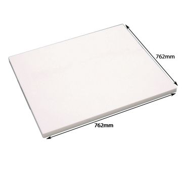 Premium Heavy Duty Plastic White Pe Cutting / Chopping Board, 762X762X25mm