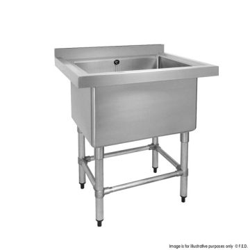 770-6-SSB Stainless Steel Single Deep Pot Sink