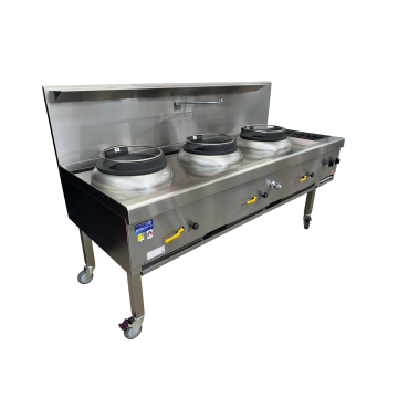 Goldstein CWA3B2 - 3 Hole Gas Wok and 2 Side Burners