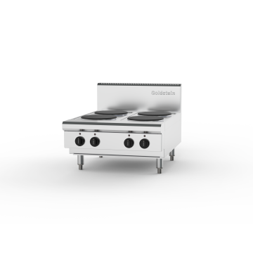 Goldstein PEB4S-X - 4 x Electric Solid Plates Cooktop