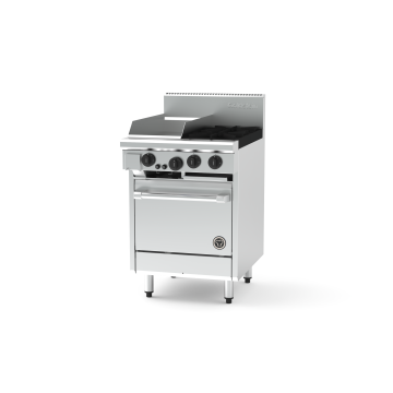 Goldstein PF12G220-X - 2 Burner Gas Cooktop with 305mm Griddle and Oven