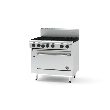 Goldstein PF628-X - 6 Burner Gas Cooktop with Oven