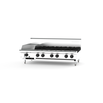 Goldstein PFB12G6-X - 6 Burner Gas Cooktop with 305mm Griddle