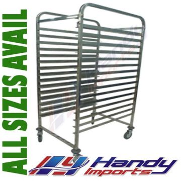 15 Level Bakery Trolley Suits Tray Size 40X73cm. Capacity 15 Trays