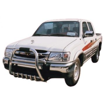 New S/S Grille Guard Nudge Bullbar Skid Plate Toyota Hilux Pick Up 1998-2004