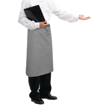 Whites Regular Bistro Apron Charcoal B158