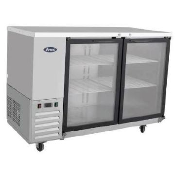 Back Bar Swing Glass Door Display Fridge MBB59G