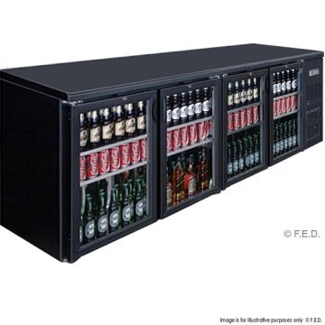 BC4100G Four Door Drink Cooler