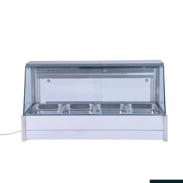BM14TC Heated 8 Six × ½ Pan Bain Marie Angled Countertop Display