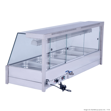 Angled Countertop Heated Bain Marie BM17TC