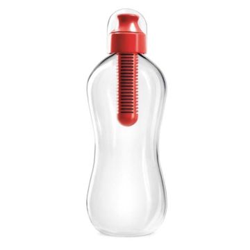 Eco Friendly Reusable Personal Carbon Filter Drink Water Bottle Red