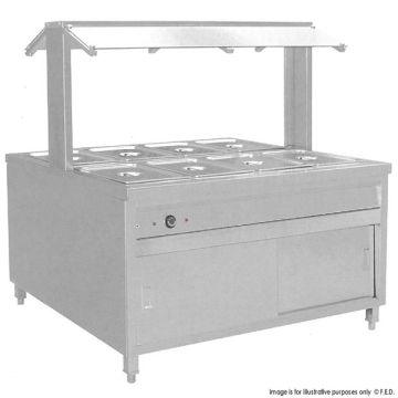 BS8H Heated Buffet Bain Marie Centre Servery