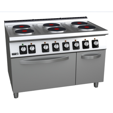 Fagor Commercial Kore 700 Series Electric 6 Burners with oven  C-E761