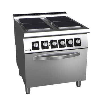 Fagor Commercial Kore 900 Series Electric 4 Burner with oven C-E941