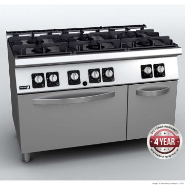 6 Burner Gas Range With Gas Oven C-G761H