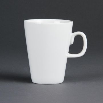 Olympia (Pack of 12) Whiteware Latte Mugs 285ml C359