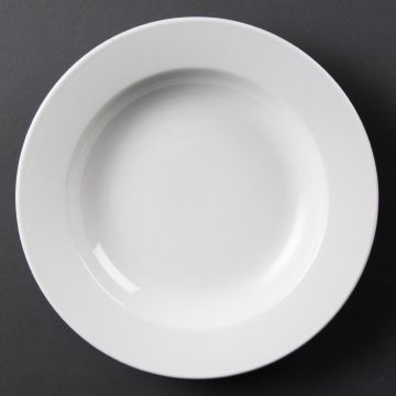 Olympia (Pack of 6) Whiteware Deep Plates 270mm C363