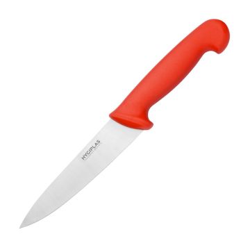 Hygiplas Chefs Knife Red 160mm C887