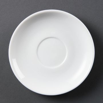 Olympia (Pack of 12) Whiteware Stacking Saucers CB468