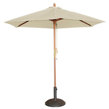 Bolero Round Cream Outdoor Umbrella 2.37m high CB513