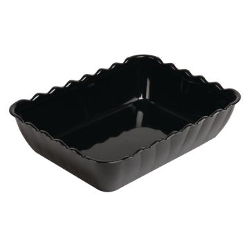 Kristallon Salad Crock 4.25Ltr Black CB749