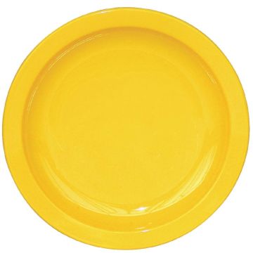 Kristallon (Pack of 12) Polycarbonate Plates Yellow 172mm CB763